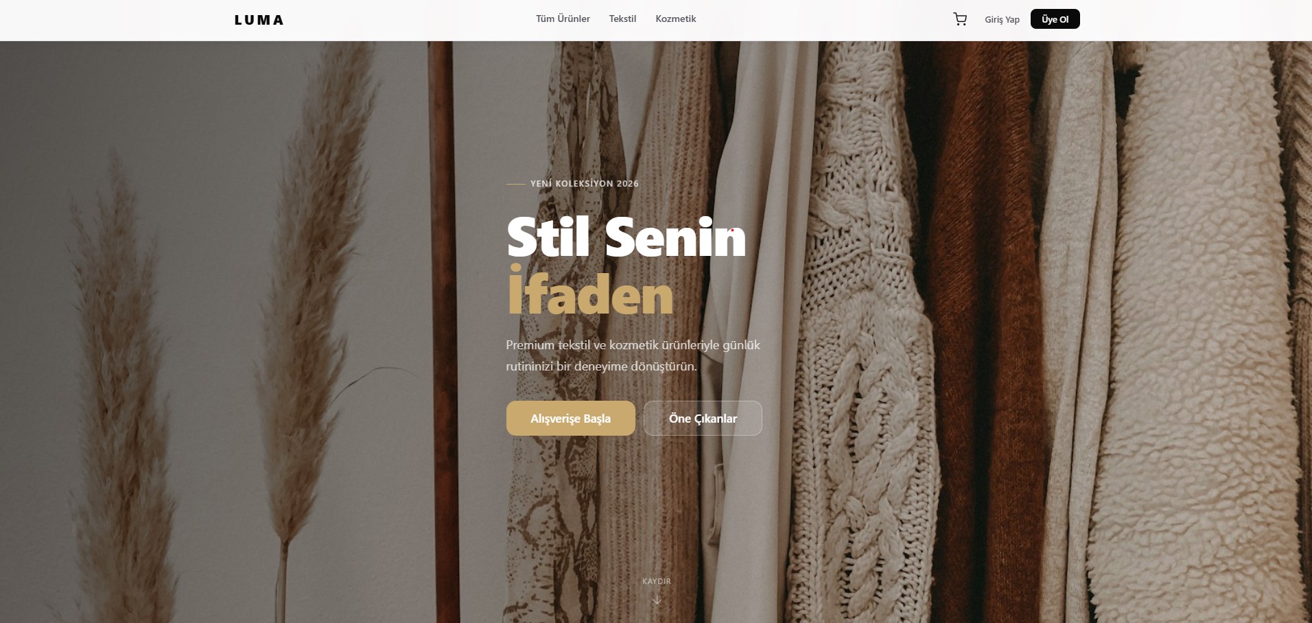 E-Ticaret Sitesi